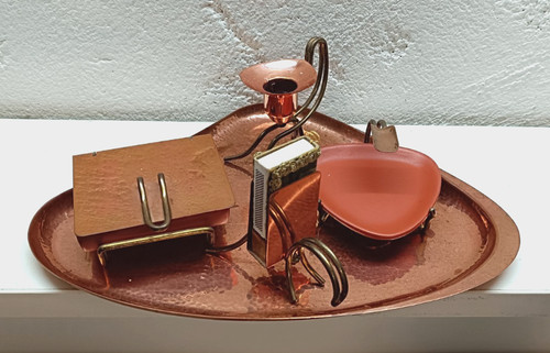 Raucher set messing teilig - set, 5