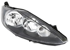 Scheinwerfer rechts für Ford Fiesta 7 2008-2012 Scharz H1 H7 mit LWR Stellmotor