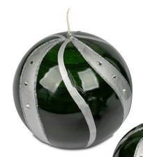 Formano Kugelkerze Welle grün-silber