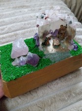 edelstein Krippe auf