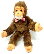 Vintage STEIFF Affe ohne Knopf und ohne Flagge ca. 30 cm groß