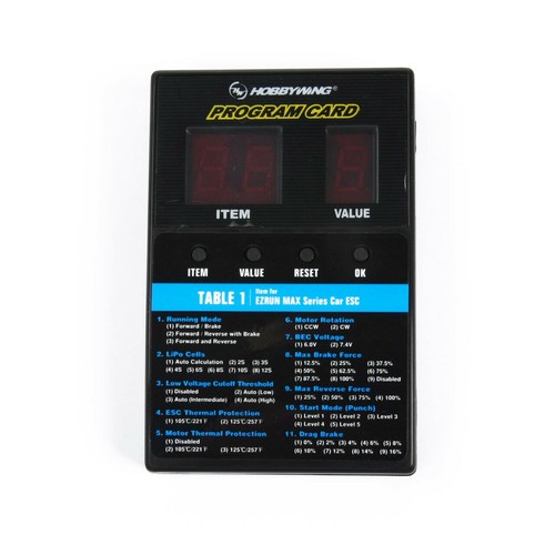 Hobbywing led programmier box - programmier,