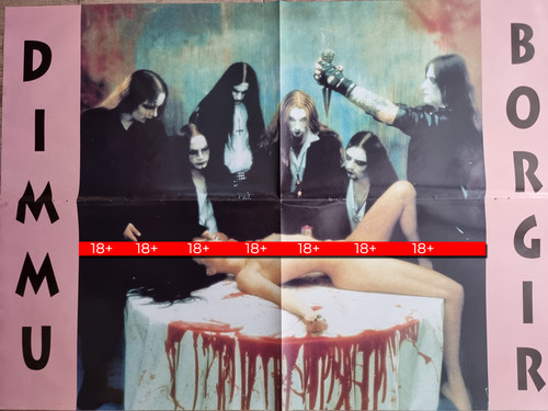 Dimmu borgir poster 1998 - dimmu,
