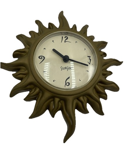 Vintage wanduhr sonne - vintage,