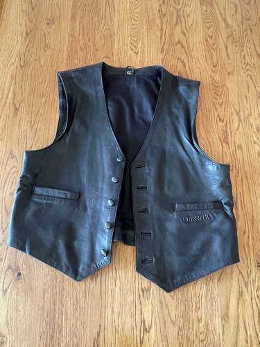 Krawehl vintage lederweste xxl - vintage,