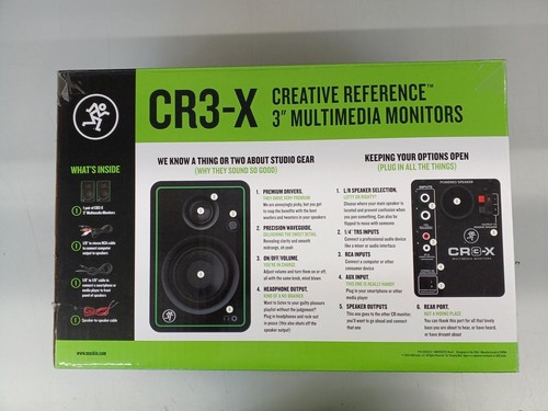 Mackie cr3 multimedia - cr3-x, 3"