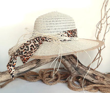 Strohhut Boho Sommerhut in