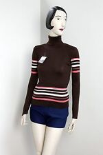 Rollkragenpullover Pullover Streifen True Vintage 70er NOS ungetragen OvP   