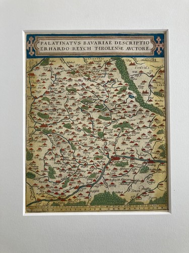 Antike landkarte ortelius - antike,