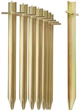 8x Zelt-Heringe aus Stahl -