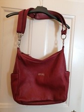 Rote Hammer Leder Tasche