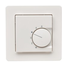 Raumthermostat für Jung A flow Rahmen mit Öffner 230V für Fußbodenheizung