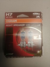 OSRAM NIGHT BREAKER 220, H7, 220% mehr Helligkeit, Halogen-Scheinwerferlampe,
