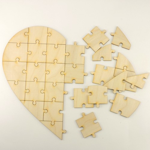 Herz puzzle zum - zum, selber