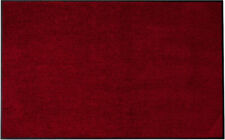 Fußmatte 75x120 cm weinrot Rot rutschfest waschbar