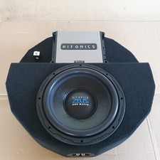VW Golf 4 Reserverad Gehäuse inkl. Hifonics 10"  Subwoofer und Endstufe