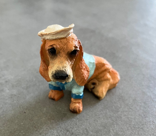 Basset hound matrosenfigur - basset,