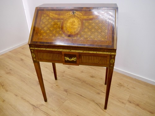 Biedermeier sekretär - biedermeier,