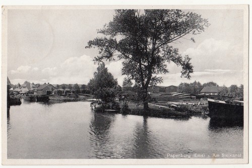 Papenburg sielkanal 1934 - sielkanal,