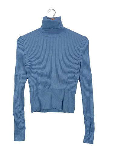 Zara rollkragenpullover blau - zara,