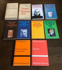 Suhrkamp Verlag Konvolut 10x