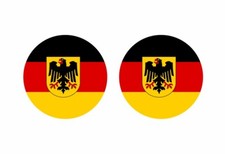 2X Aufkleber Rund Abzeichen