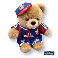 FC Bayern München Maskottchen Berni Plüschtier Bär - FCB 95/96 Opel Trikot 28 cm