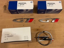 Opel roadster emblem set - gt,