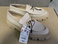 Zara plateau leder loafer - zara,