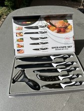 Tolles Messer-Set von Royal Swiss in Schwarz-Weiß