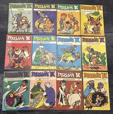 DDR Comic Mosaik Abrafaxe, 12 Hefte Jahrgang 1981 komplett