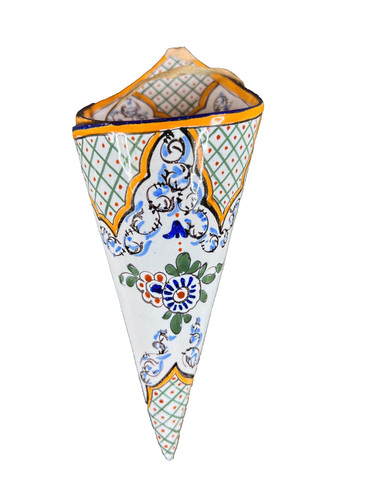 Cornet vase bouquetiere aus - vase,