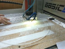CNC Fräsmaschine Fräse 1300x700x130mm +3 AchsSteuerung +cncGraf USB Holz Metall