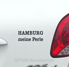 Aufkleber Hamburg meine Perle 12cm S039A Wunschfarbe für Auto Fahrrad Handy ...