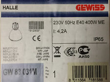   Gewiss Hallenleuchte Halle M/L 400W HQI-E 230-50 GR. G.