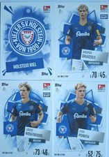 Match Attax Bundesliga 25/26 Alle vier Karten von Holstein Kiel incl. Wappen