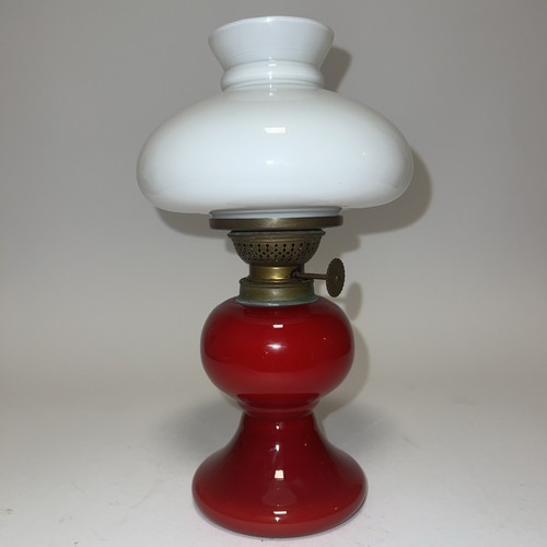 Vintage petroleumlampe roter - vintage,