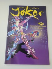 Programmheft Friedrichstadtpalast Berlin Joker Revue Mystique 1998
