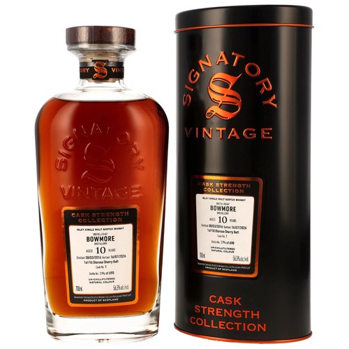 Bowmore jahre 2016 - 10, 2016/2026