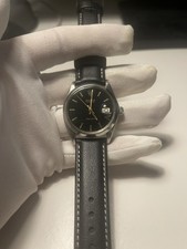 Rolex Oyster Precision Schwarzes Zifferblatt Herrenuhr - 6494 34mm