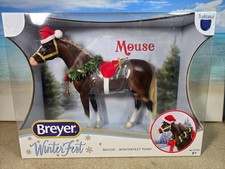 Breyer Modellpferd Mouse Weihnachten Winterfest Deutsches Reitpony aka Nikolas