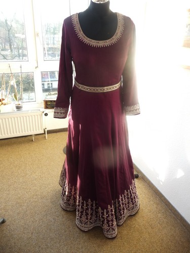 Bollywood seidenkleid - -,