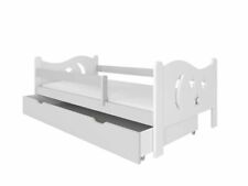 KAGU Kinderbett Jugendbett Juniorbett Bett 140x70 cm Kiefer weiß Chrisi MD2