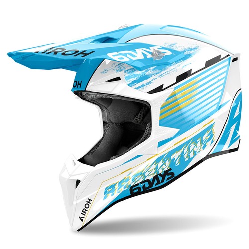 Helm moto cross airoh wraaap - helm,