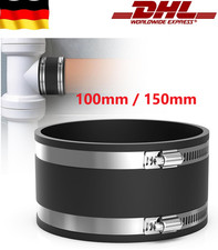 Flexible Gummimuffe 100mm 150mm Gummi Muffe 4" Rohrverbinder Muffe für PVC