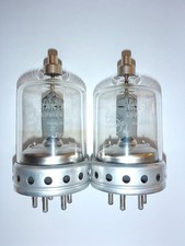 Pair of JAN-4D21 EIMAC,  125 Watts RF-Power Tetrodes, tested good ( 93%)