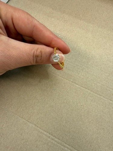 Verlobungsring 18k gelbgold - 18k,