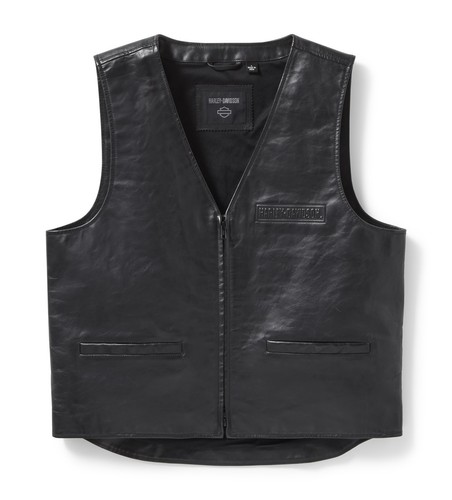 Harley davidson lederweste bar - harley-davidson,