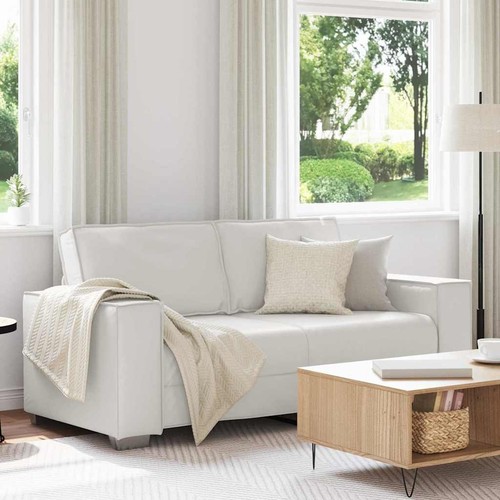 Vidaxl zweisitzer sofa - zweisitzer-sofa, weiß