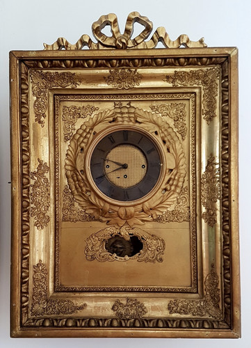 Antike wiener rahmenuhr mit - wiener,